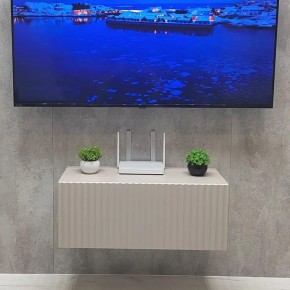 Тумба подвесная под ТВ LINES MTV1-MA 750 Бежевый (Леда-М 10.1.5) в Белоярском - beloyarskiy.mebel24.online | фото 5