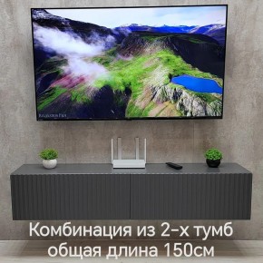 Тумба подвесная под ТВ LINES MTV1-MA 750 Темно-серый (Графит-M 10.1.25) в Белоярском - beloyarskiy.mebel24.online | фото 10
