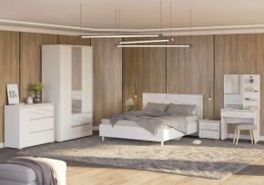 АДЕЛИНА Тумба прикроватная (белый рамух) в Белоярском - beloyarskiy.mebel24.online | фото 3