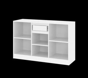 Тумба ТВ малая Парус (Белый/Графит) в Белоярском - beloyarskiy.mebel24.online | фото 5