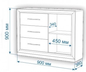 Тумба-витрина Нобиле Км-120/38 ФС в Белоярском - beloyarskiy.mebel24.online | фото 2