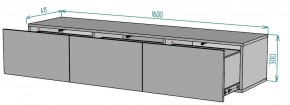 ТВ тумба подвесная TV80 (3 ящика) в Белоярском - beloyarskiy.mebel24.online | фото 2