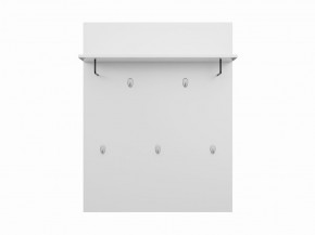 Вешалка СИРИУС настенная с полкой, цвет белый в Белоярском - beloyarskiy.mebel24.online | фото