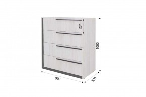 ВИНТЕР - 8 Комод 4 ящика в Белоярском - beloyarskiy.mebel24.online | фото 4