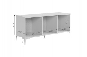 ЗЕФИР Гостиная К2 (белое дерево/черный муар) в Белоярском - beloyarskiy.mebel24.online | фото 5