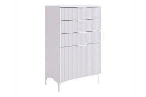 ЗЕФИР Комод (белый муар) в Белоярском - beloyarskiy.mebel24.online | фото