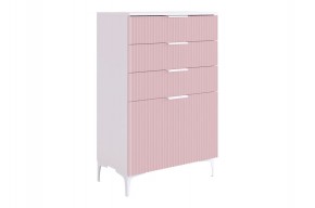 ЗЕФИР Комод (пудра розовая) в Белоярском - beloyarskiy.mebel24.online | фото